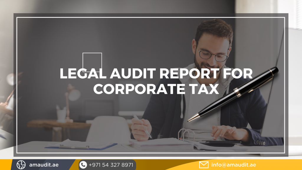 Legal audit report for corporate tax